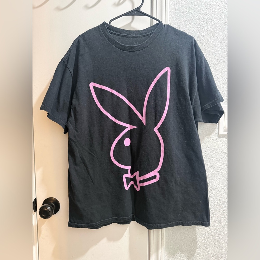 Playboy Graphic T-Shirt – Black/Pink